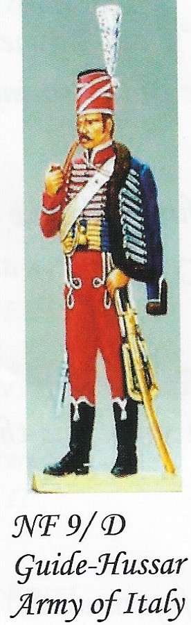 NF 9-D Guide Hussar, Army of Italy, French Revolution